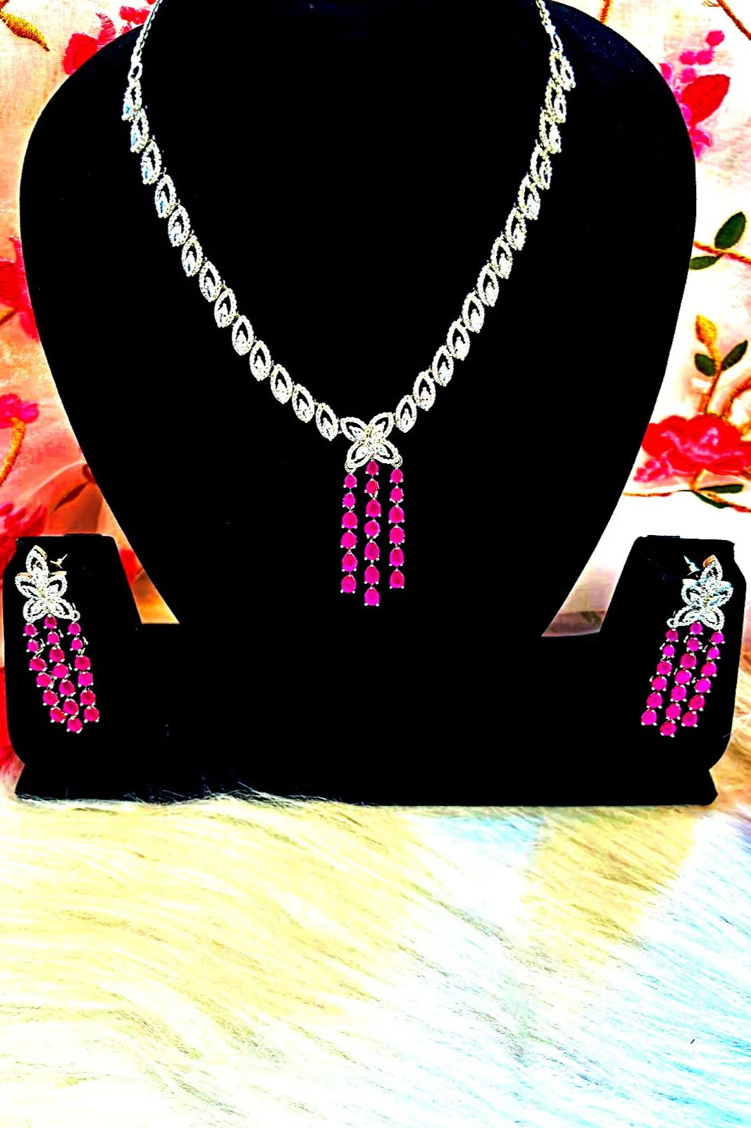 My Precious- American Diamond Jewellery Set - Image 5