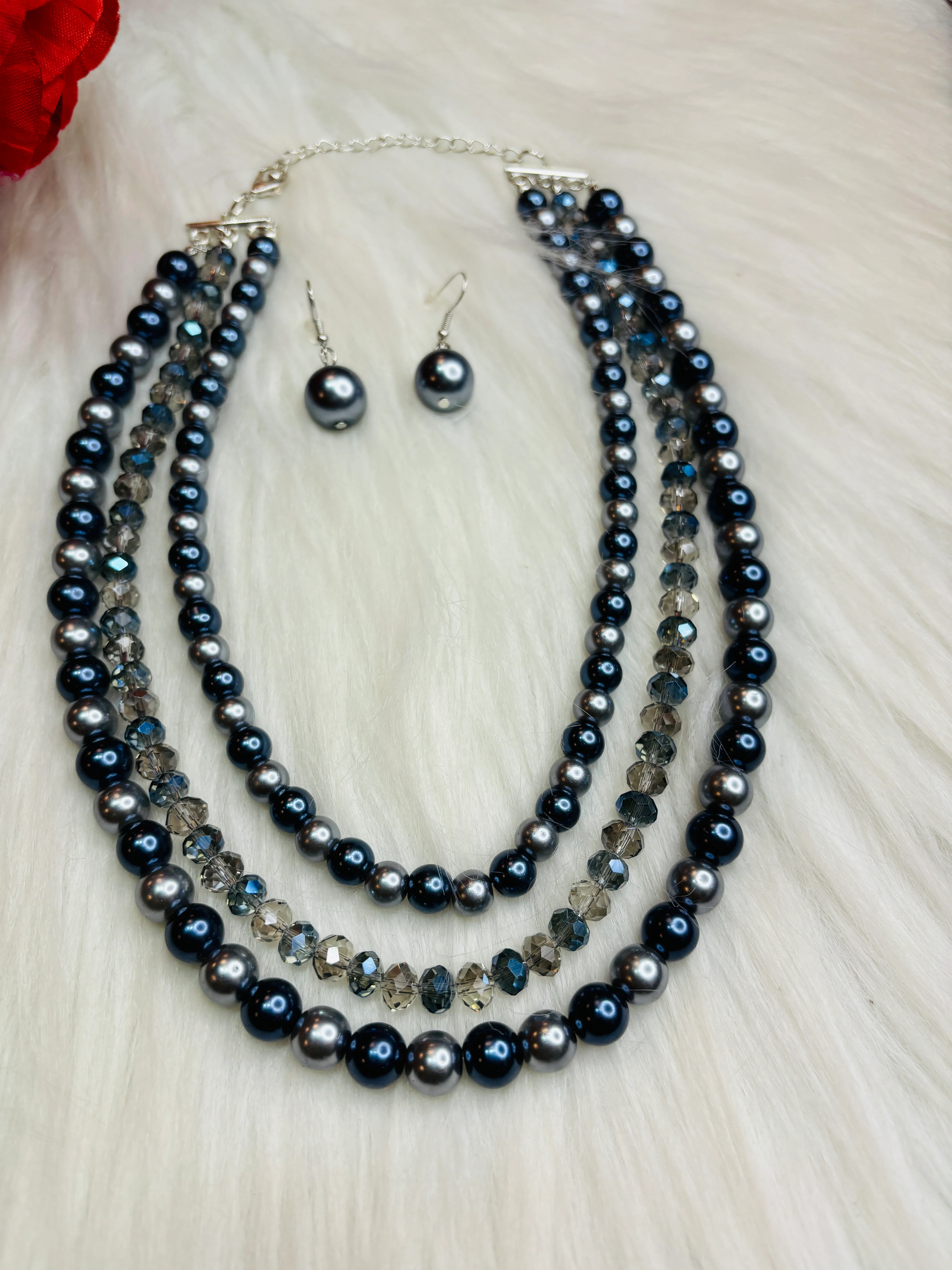 Sagar Jaisi- Fancy Statement Jewellery Set - Image 4