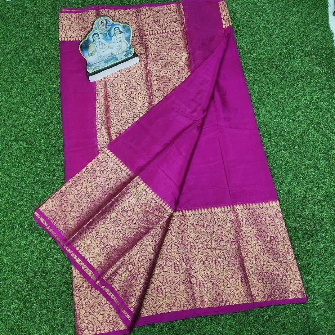 Banarasi Semi Dupion Soft Silk Saree - Image 10