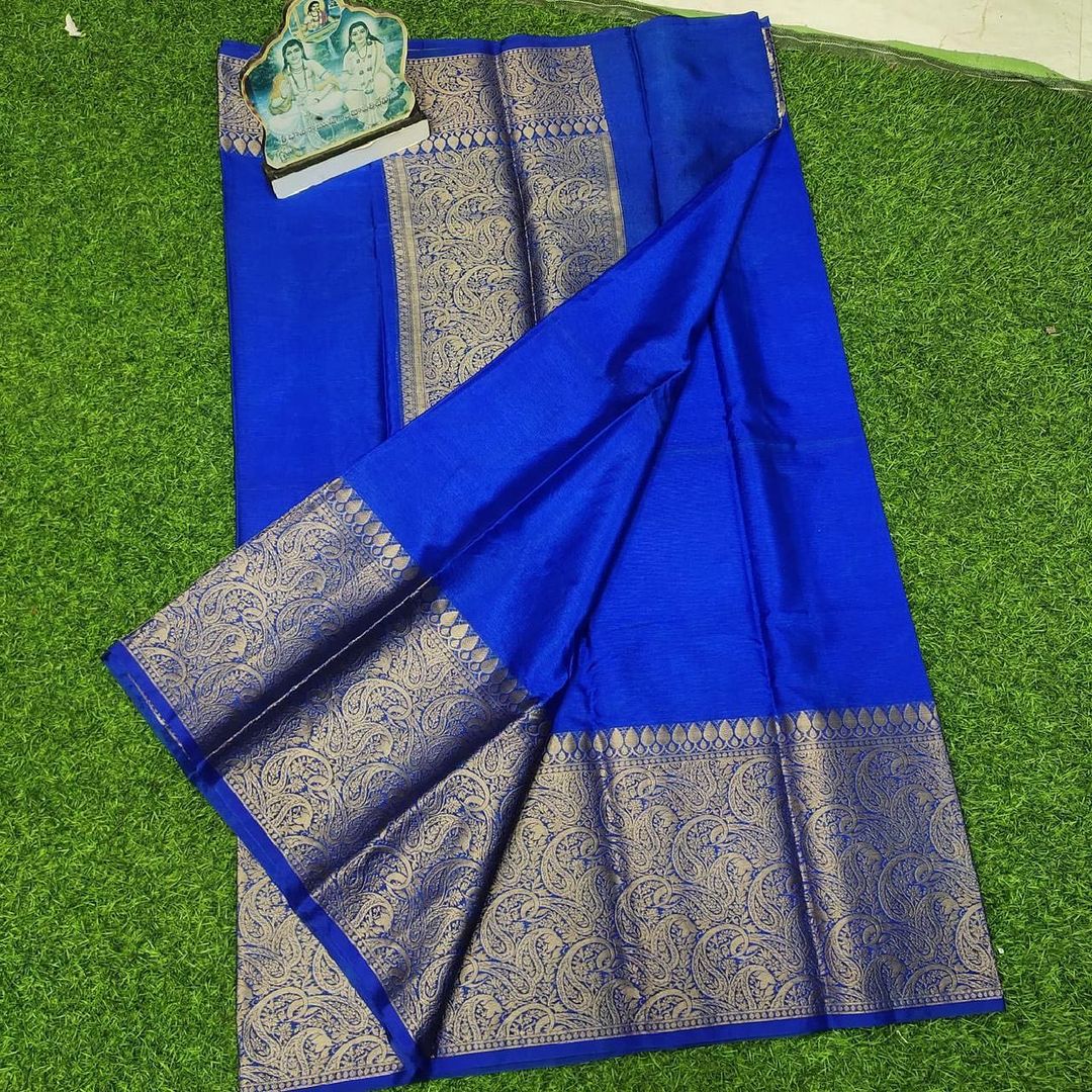 Banarasi Semi Dupion Soft Silk Saree - Image 12