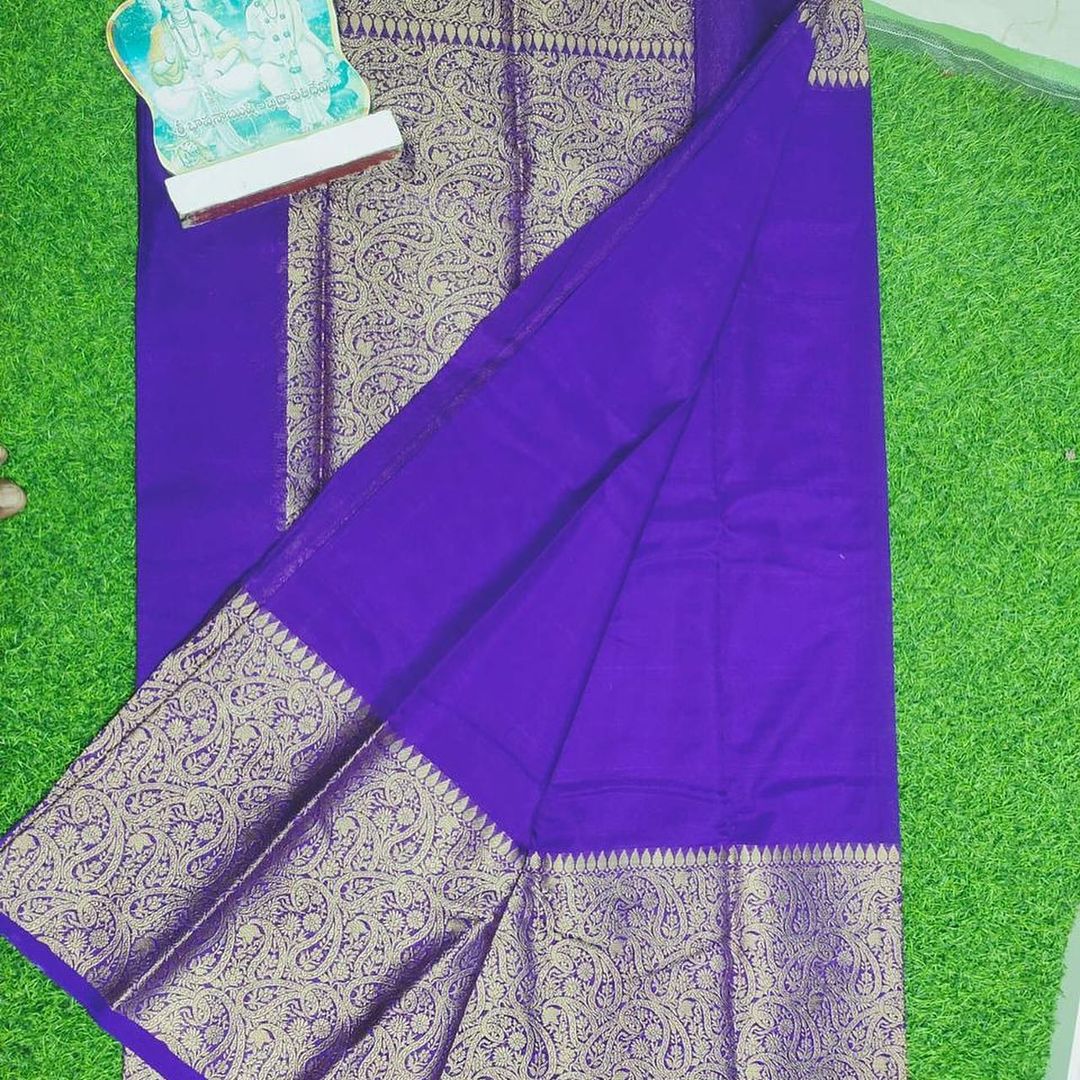 Banarasi Semi Dupion Soft Silk Saree - Image 5