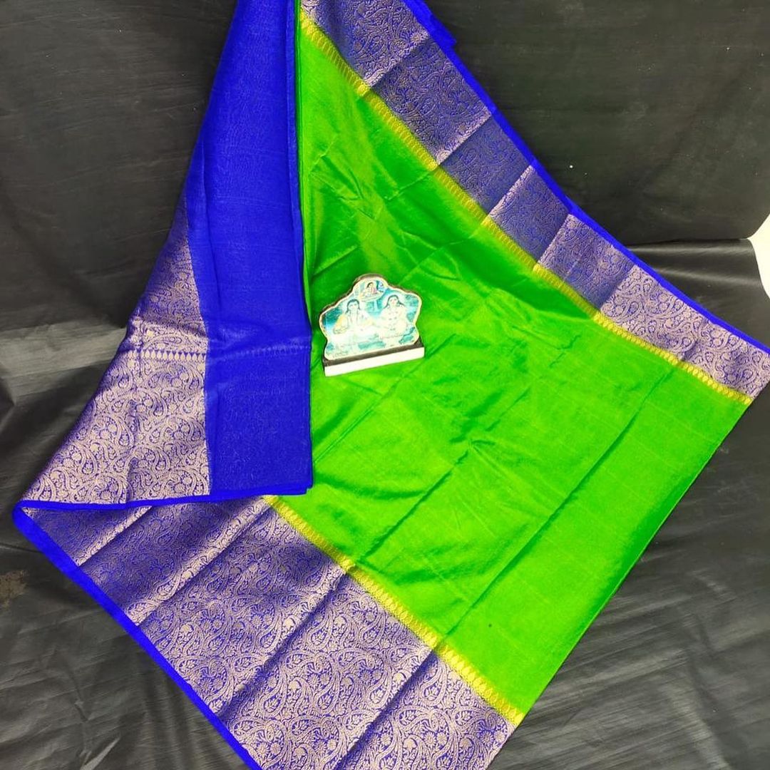 Banarasi Semi Dupion Soft Silk Saree - Image 8