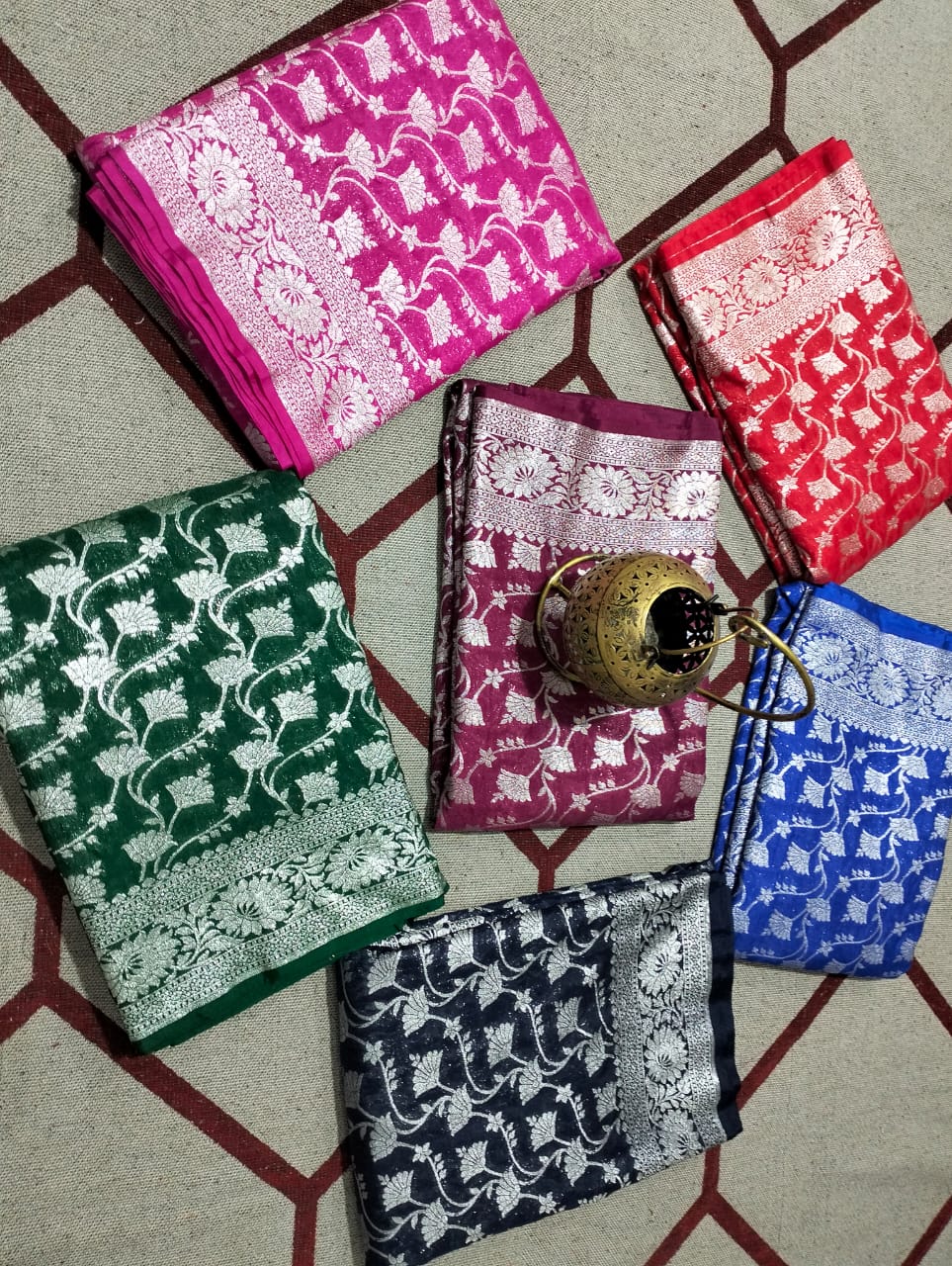 Banarasi Semi Katan Silk saree - Image 7