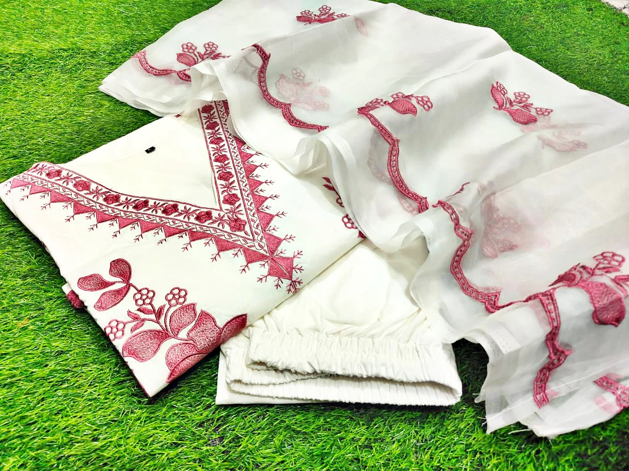 Believing Love Cotton Kurti Set - Image 3