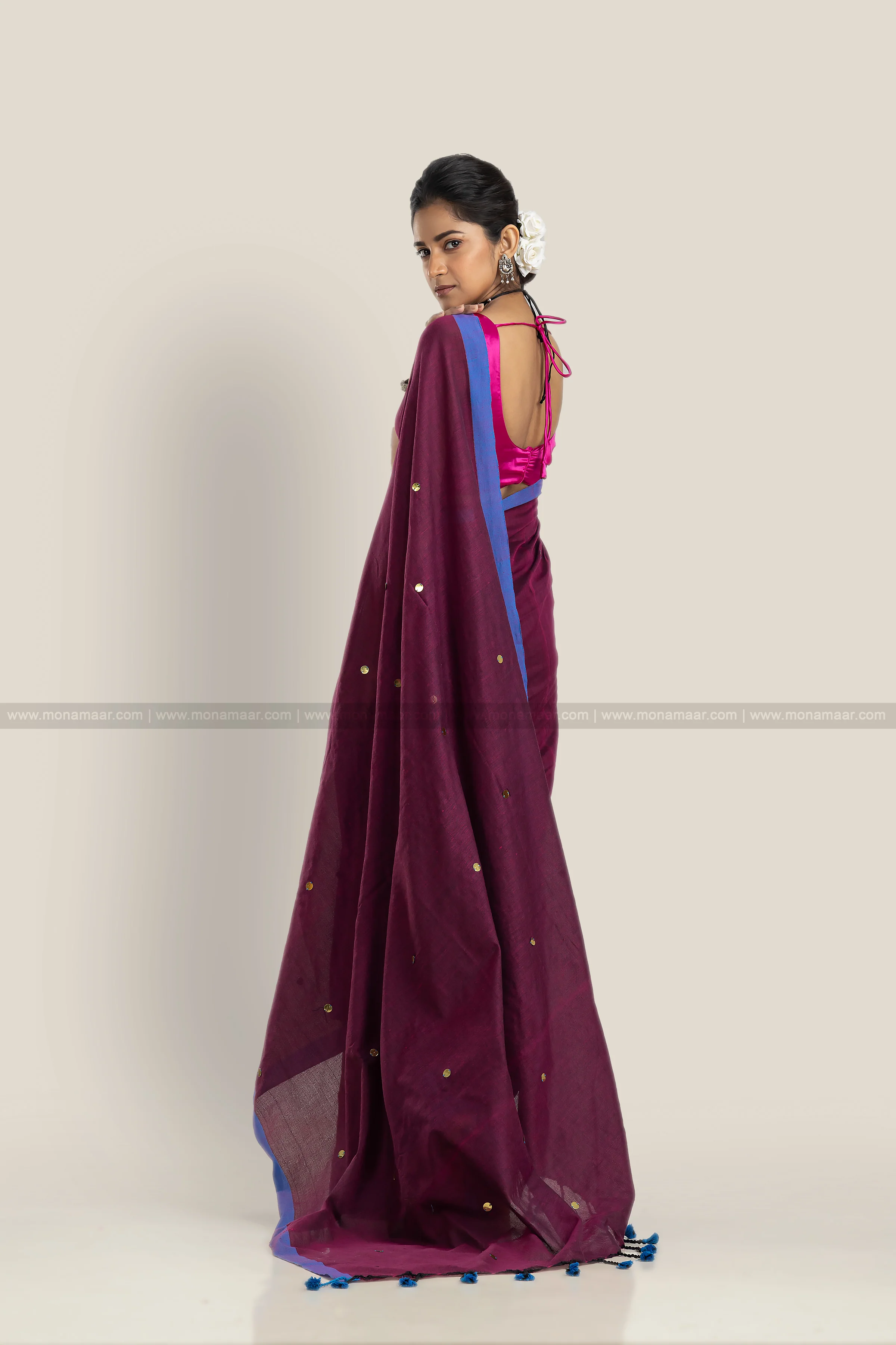 Bengal Khadi Saree - Image 4