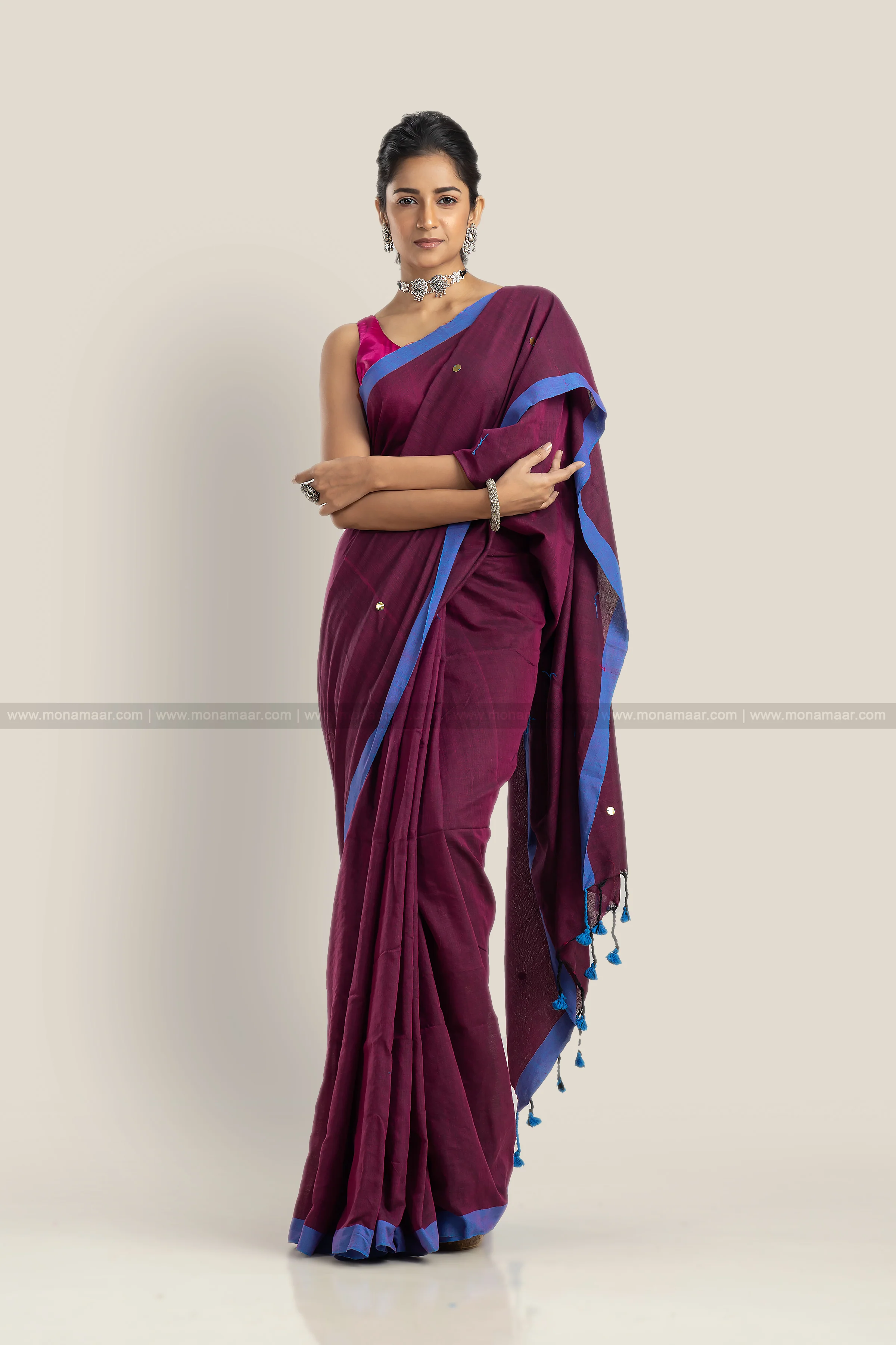Bengal Khadi Saree - Image 5