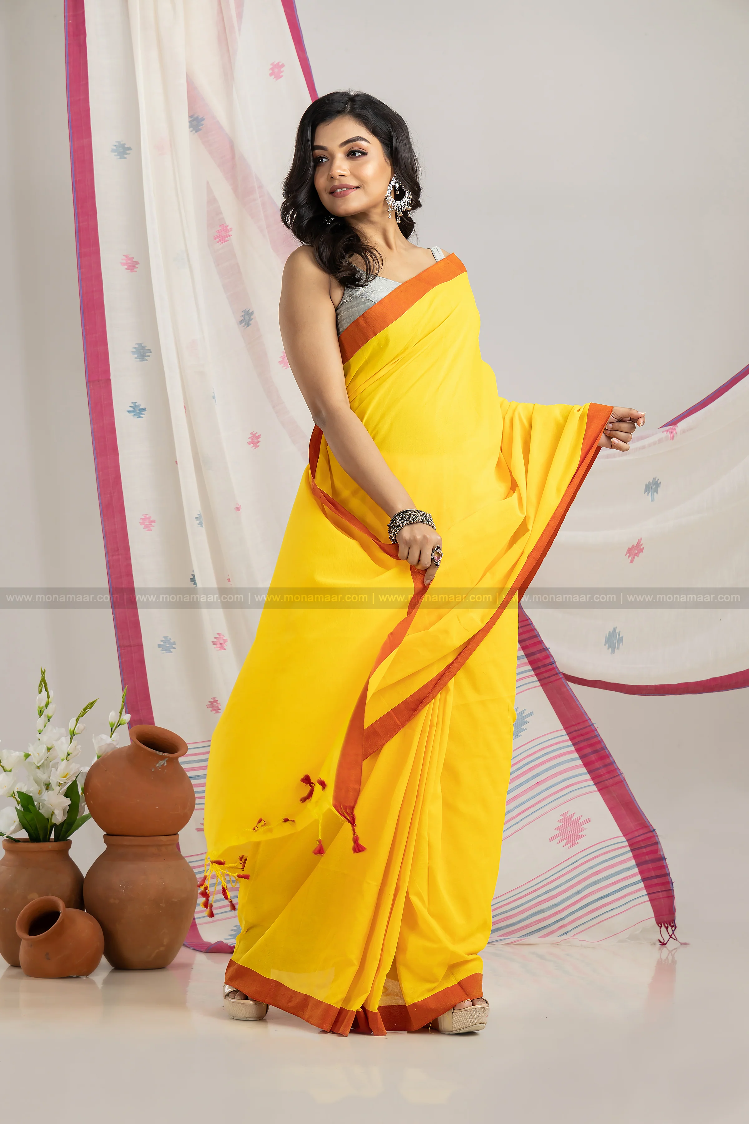 Bengal Khadi Saree - Image 5