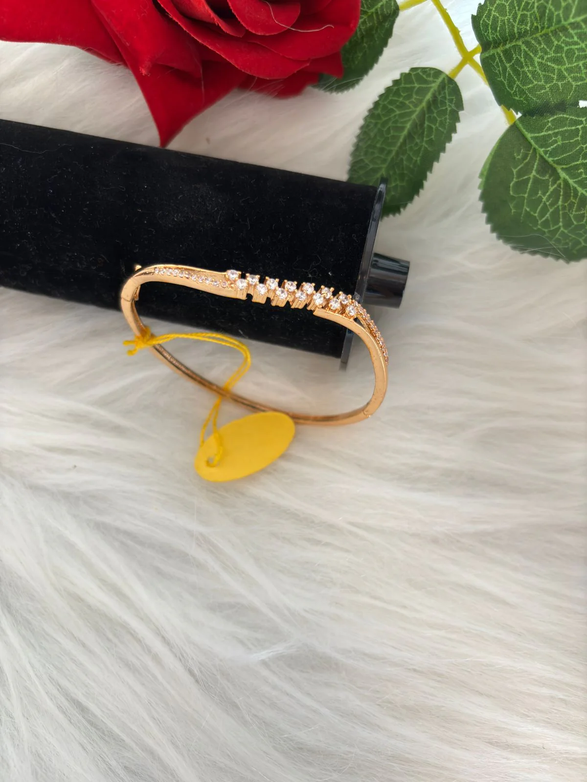 Rose Gold Openable Bracelet - Image 3