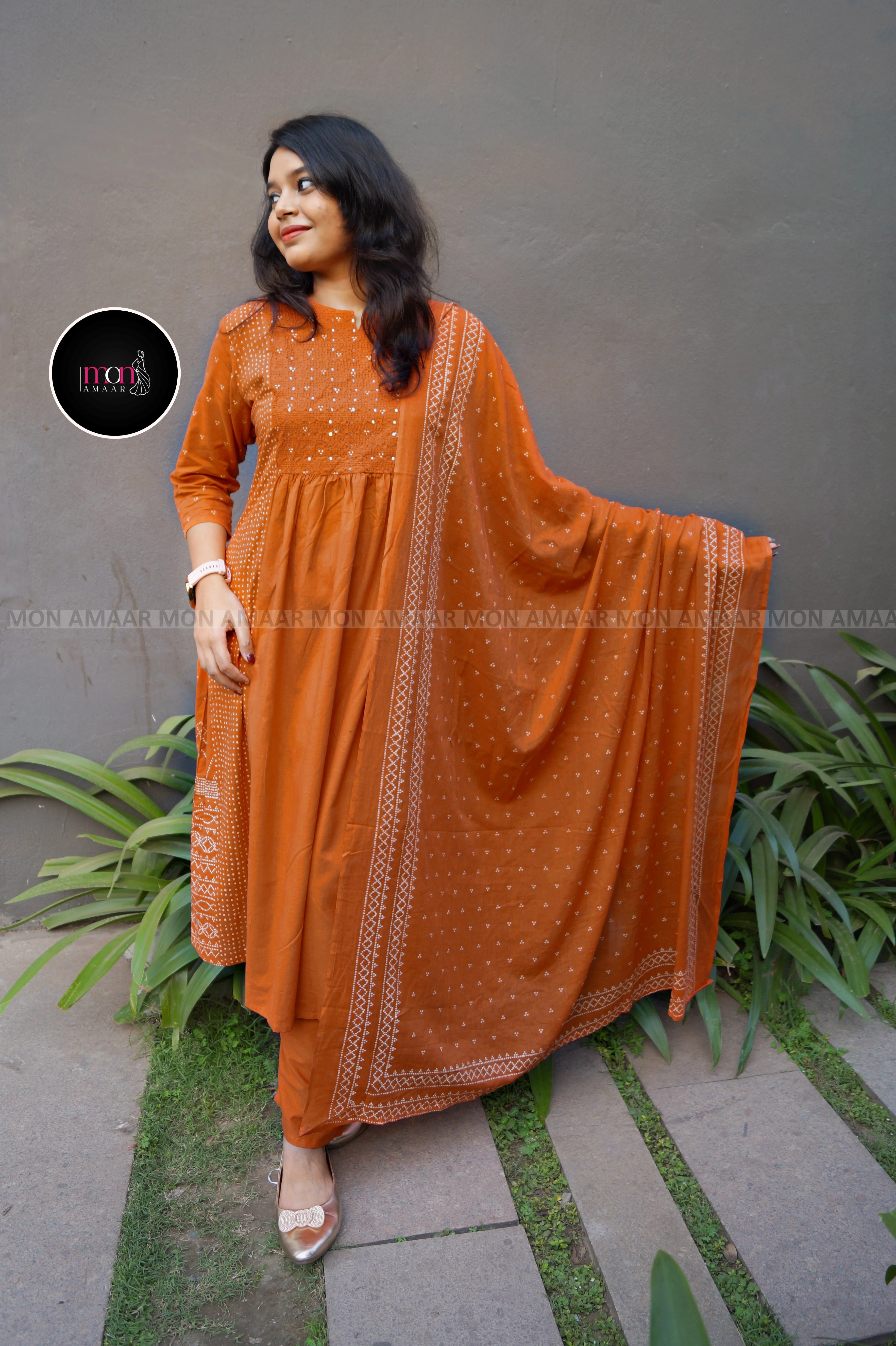 Zara Noor -Cotton Kurti Set - Image 5