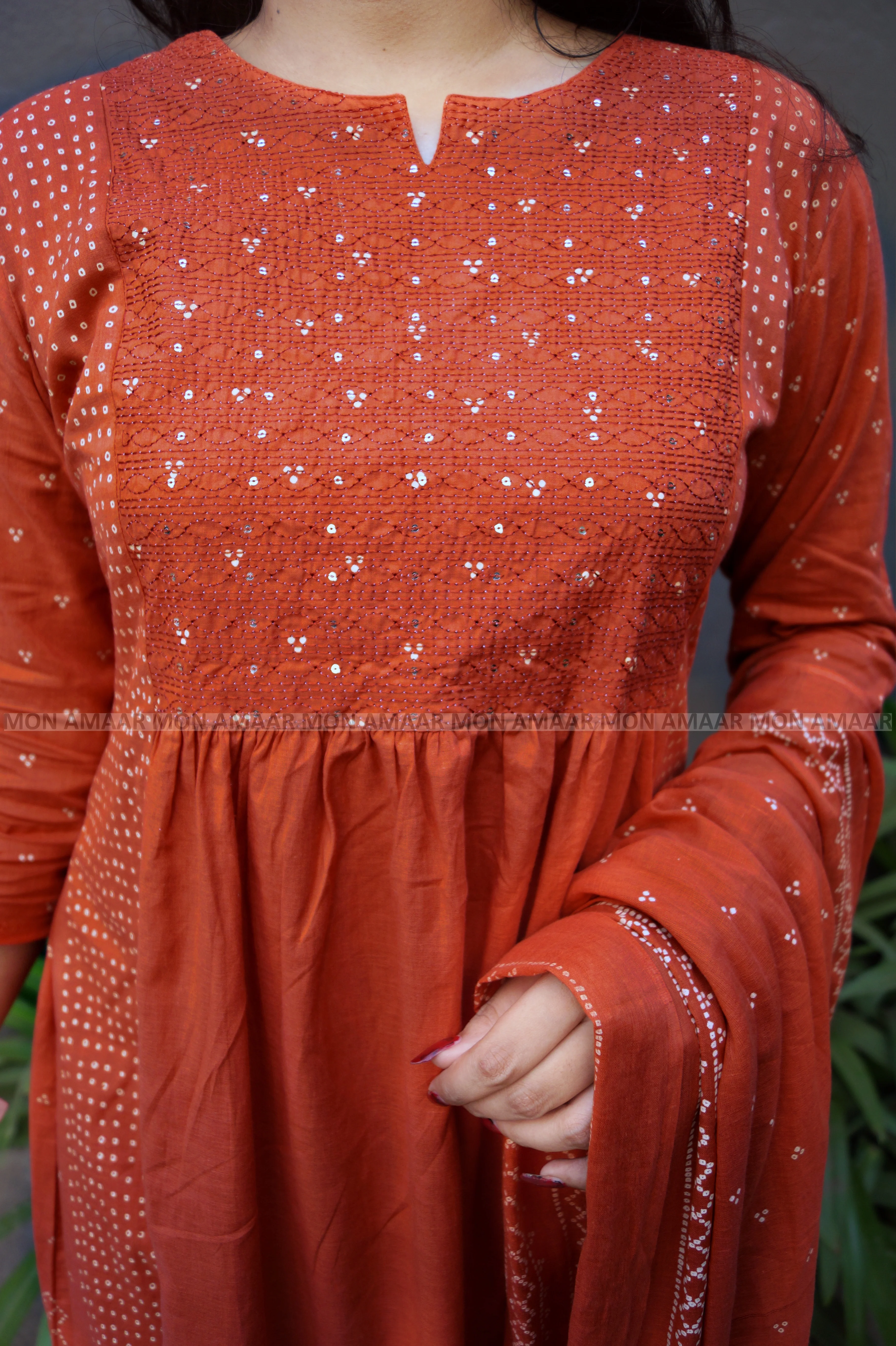 Zara Noor -Cotton Kurti Set - Image 6