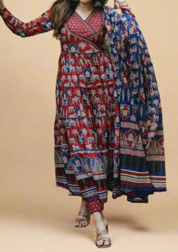 Night With Stars Cotton Kurti Set - Image 8