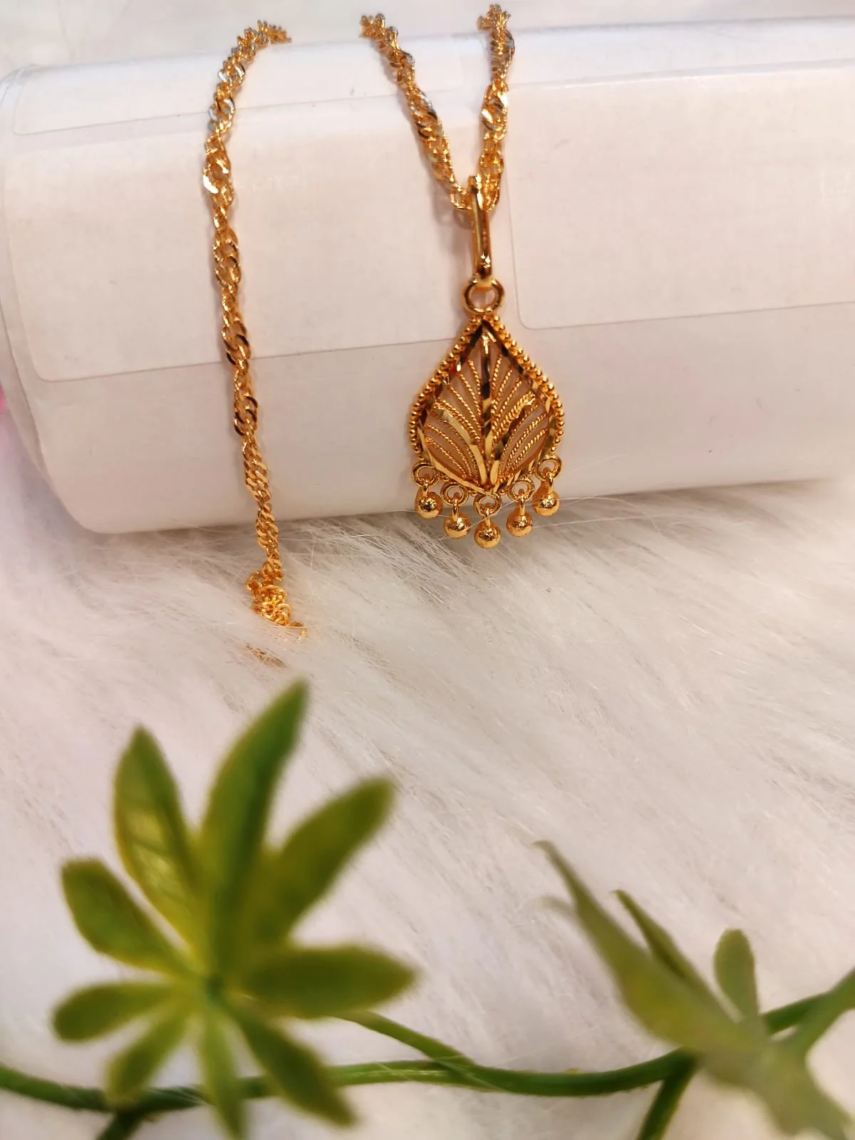 Gold Plated Chain and Locket Set - Image 11