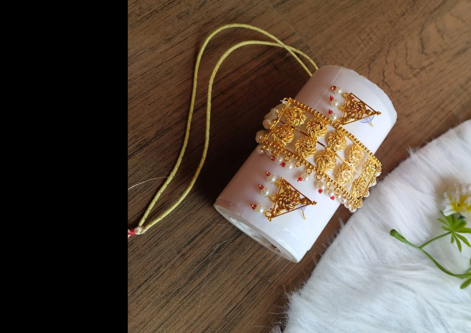 Gold Plated Chocker Necklace set - Image 3