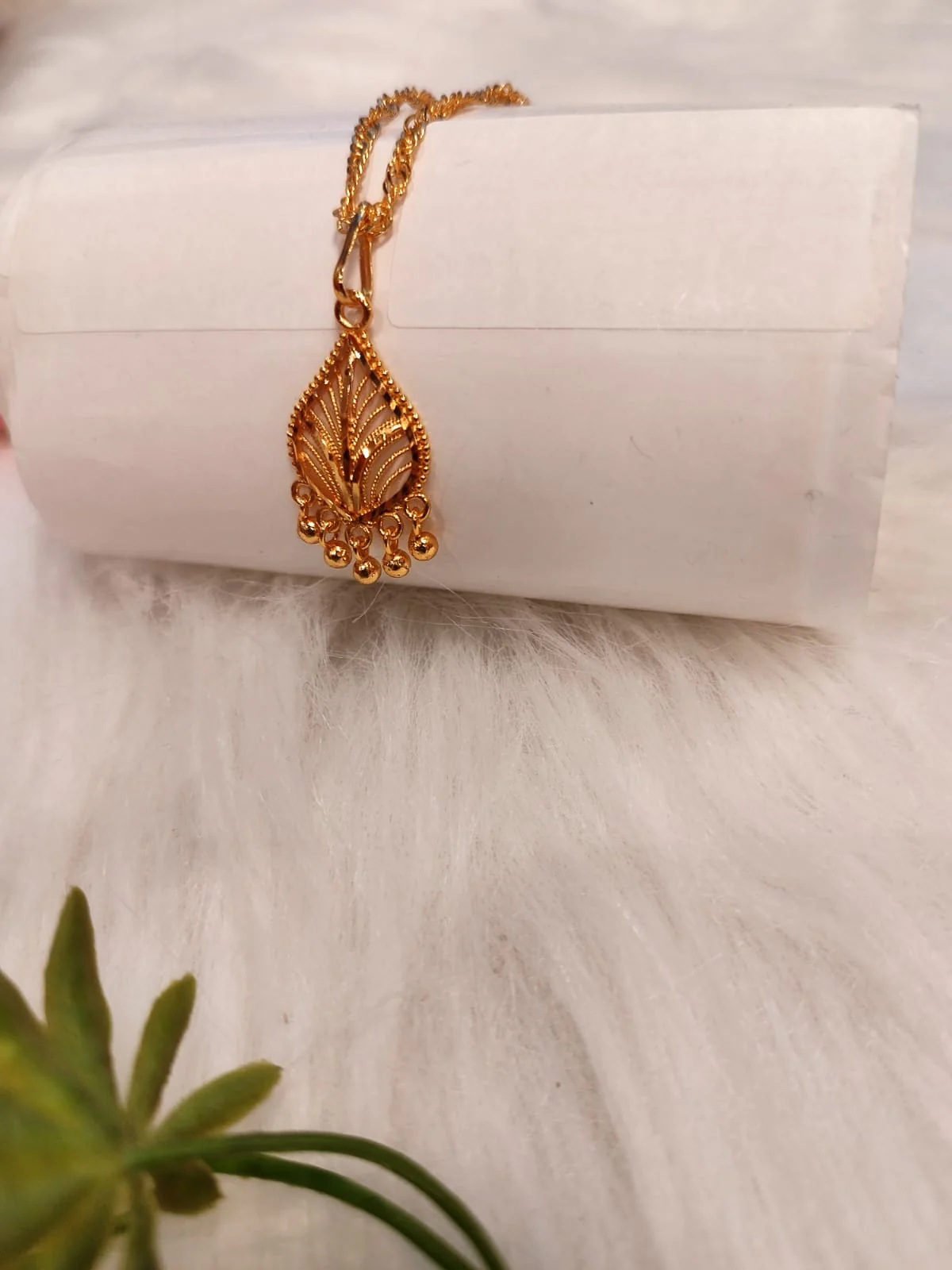 Gold Plated Chain and Locket Set - Image 5