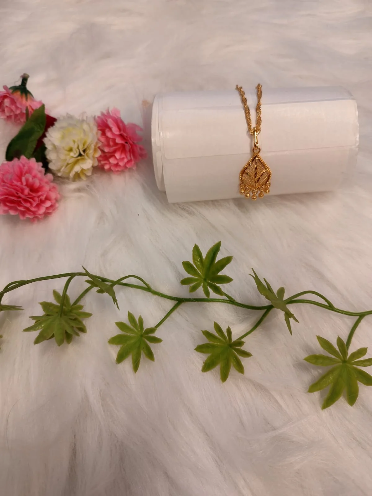 Gold Plated Chain and Locket Set - Image 9