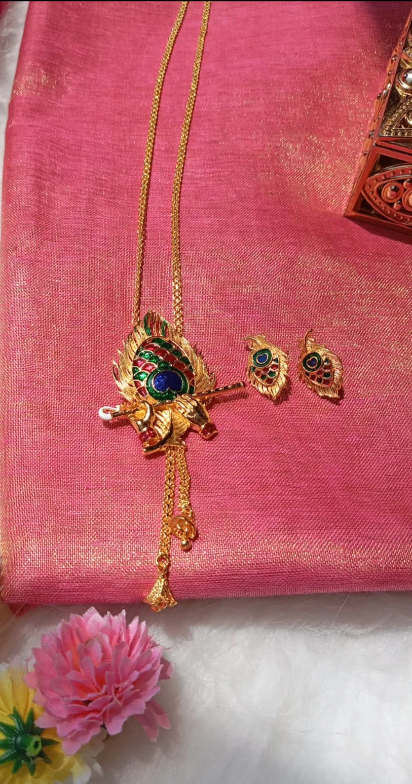 Bansuri  (Gold Plated Necklace Set) - Image 10