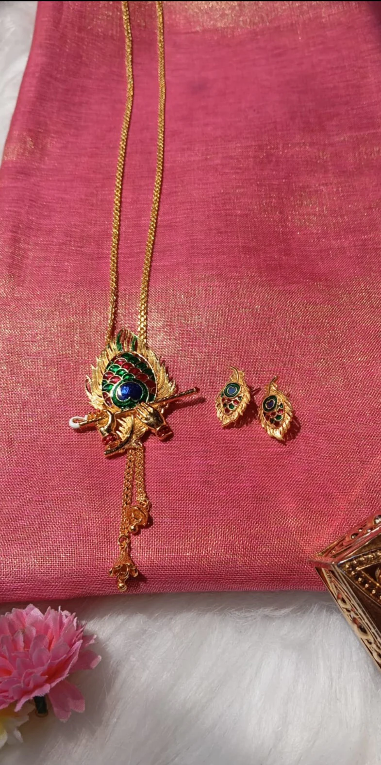 Bansuri  (Gold Plated Necklace Set) - Image 12