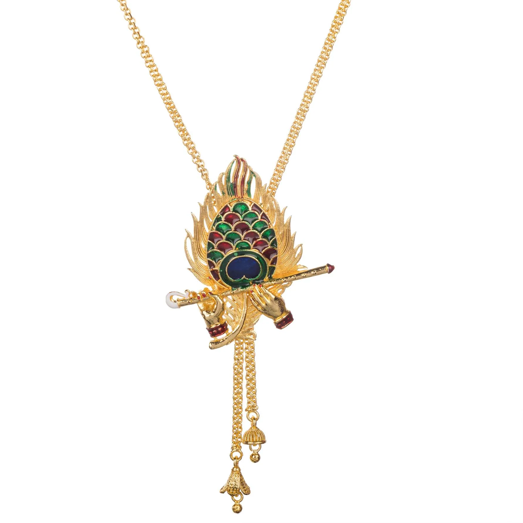 Bansuri  (Gold Plated Necklace Set) - Image 3