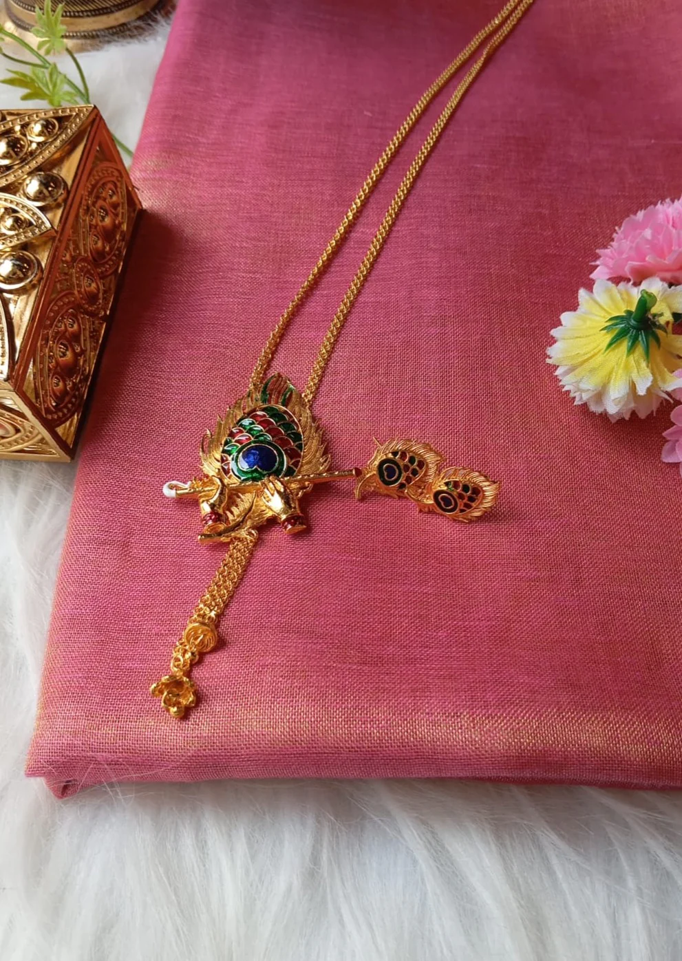 Bansuri  (Gold Plated Necklace Set) - Image 5