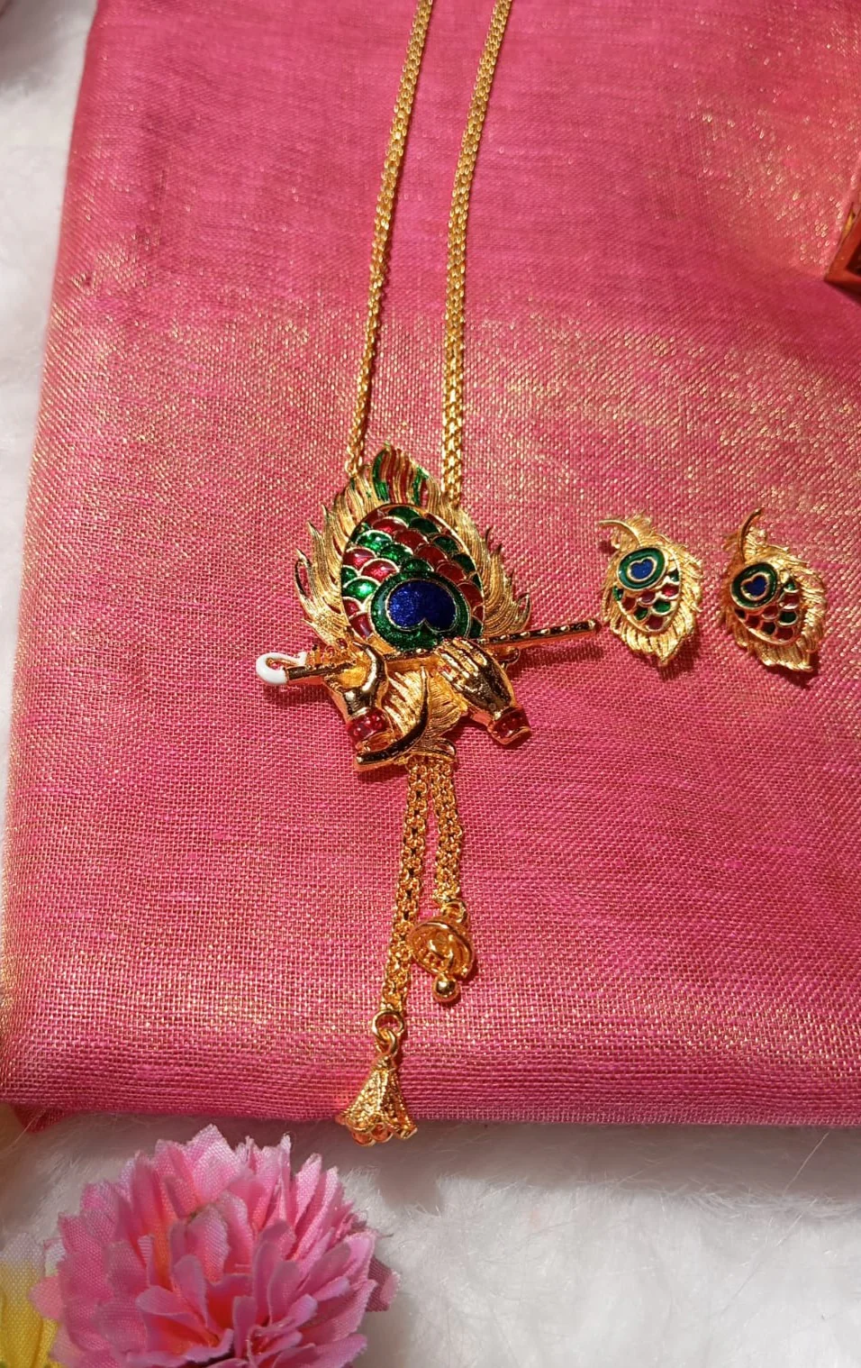 Bansuri  (Gold Plated Necklace Set) - Image 6