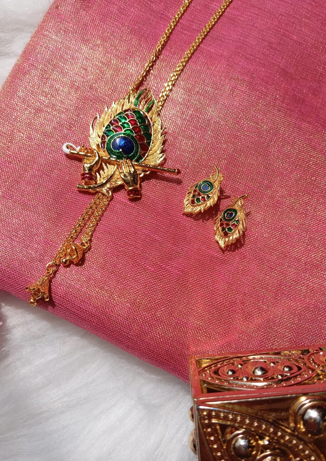 Bansuri  (Gold Plated Necklace Set) - Image 8