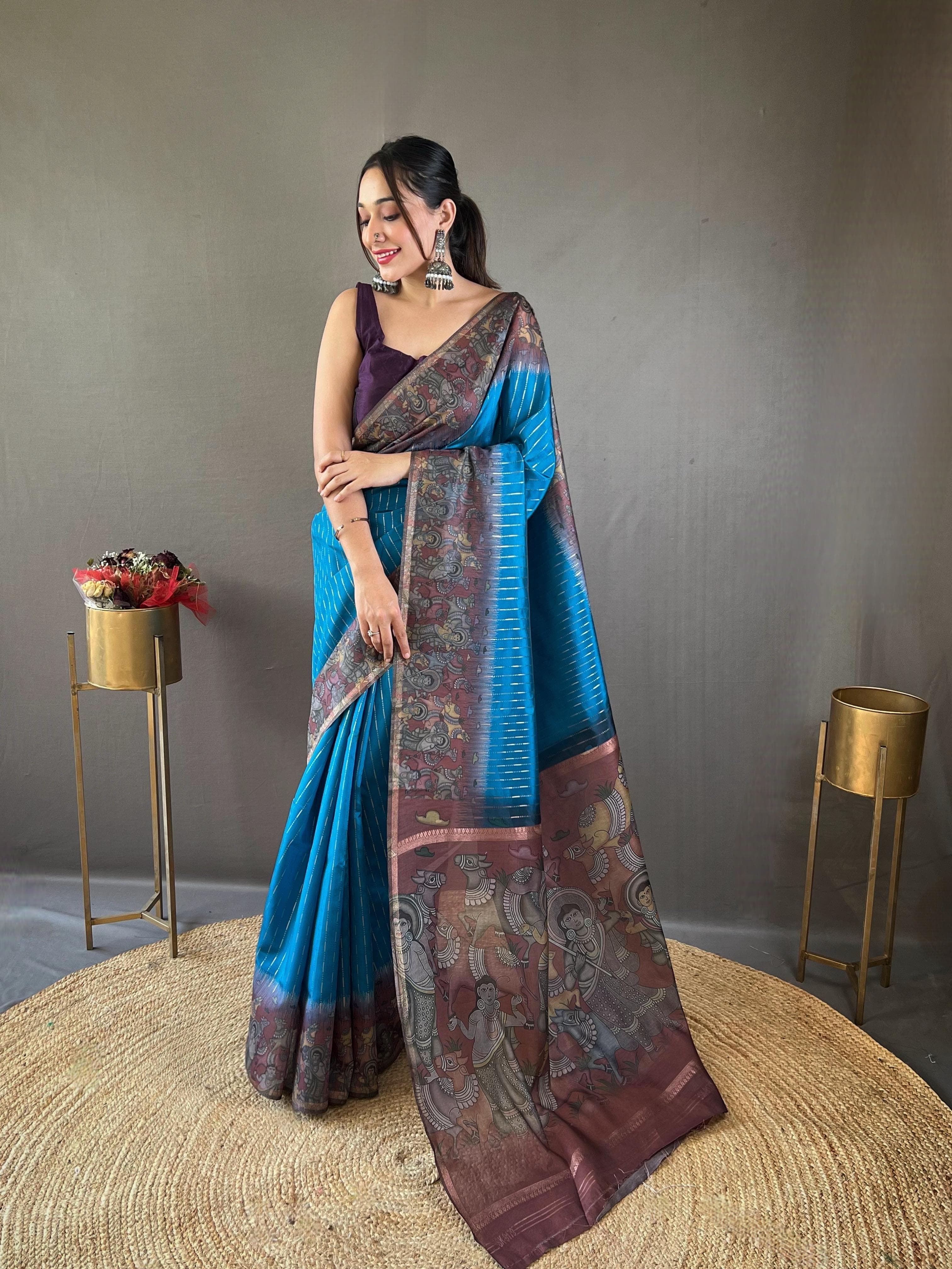 In Love With Chanderi Silk Saree - Image 3