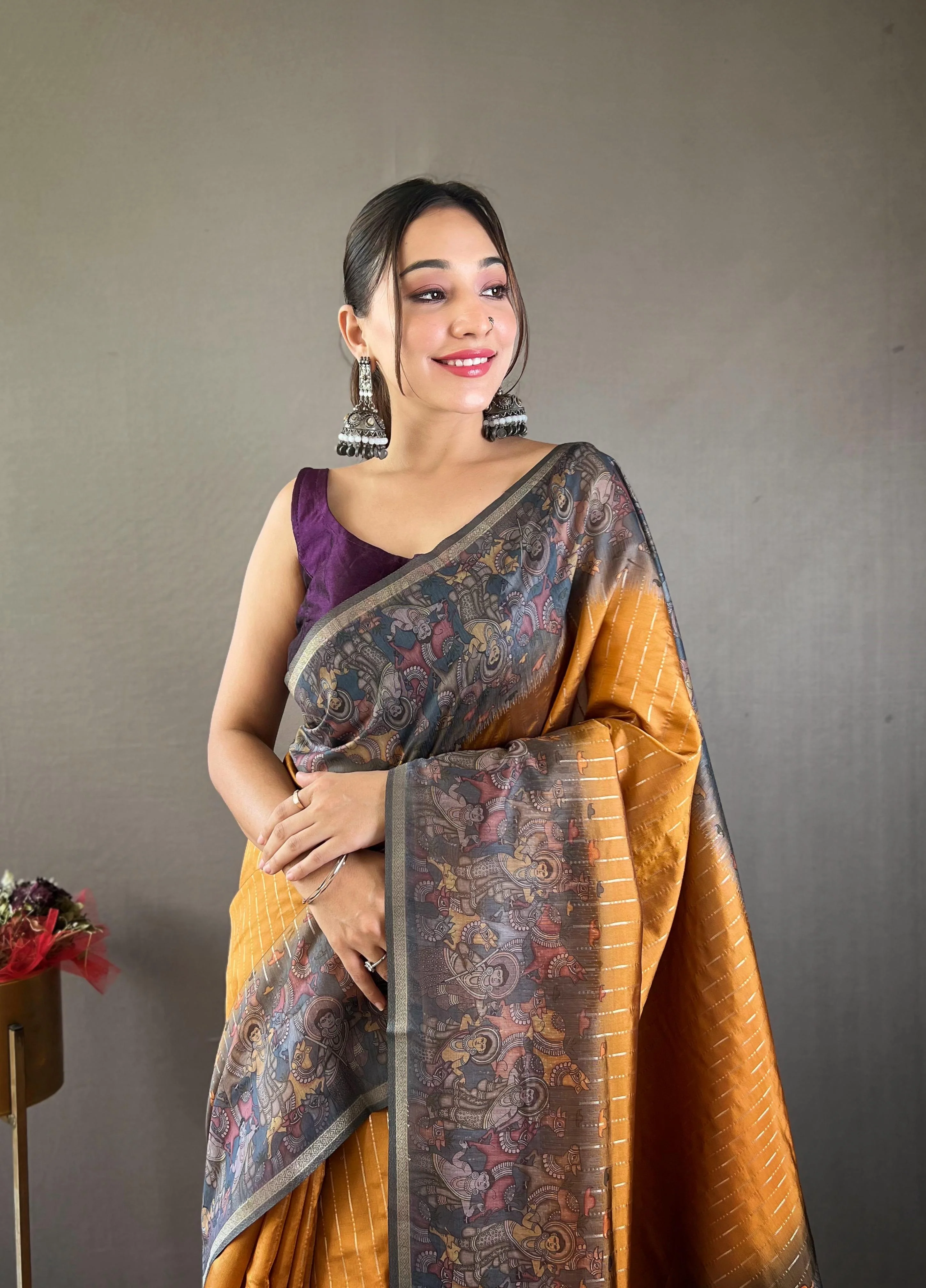 In Love With Chanderi Silk Saree - Image 3