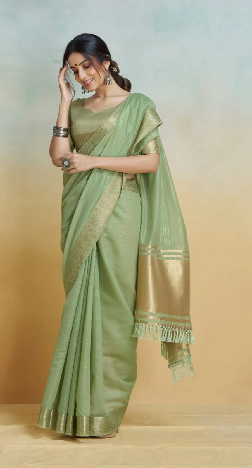 Always Classic Khadi Silk Saree - Image 3