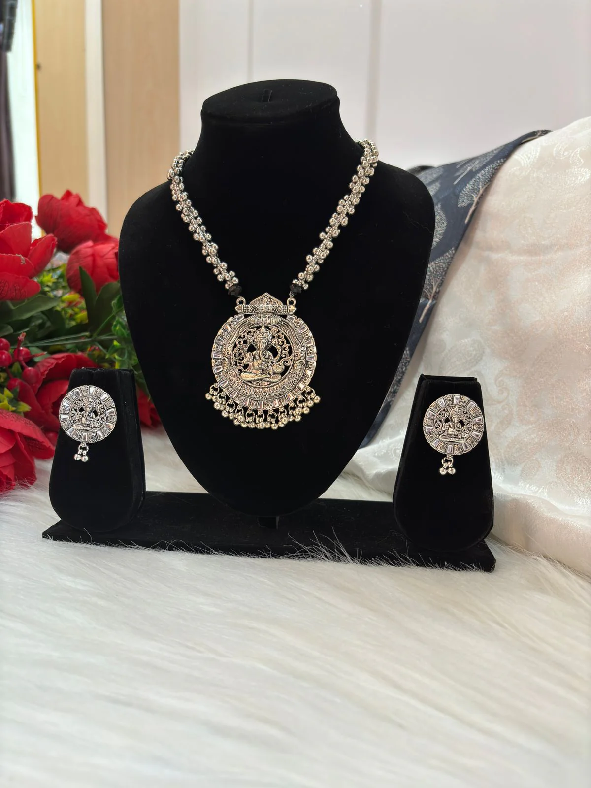 Ganesha Idle Necklace Set - Image 13