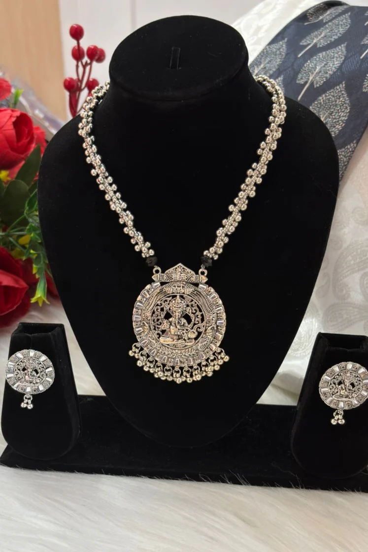 Ganesha Idle Necklace Set - Image 3