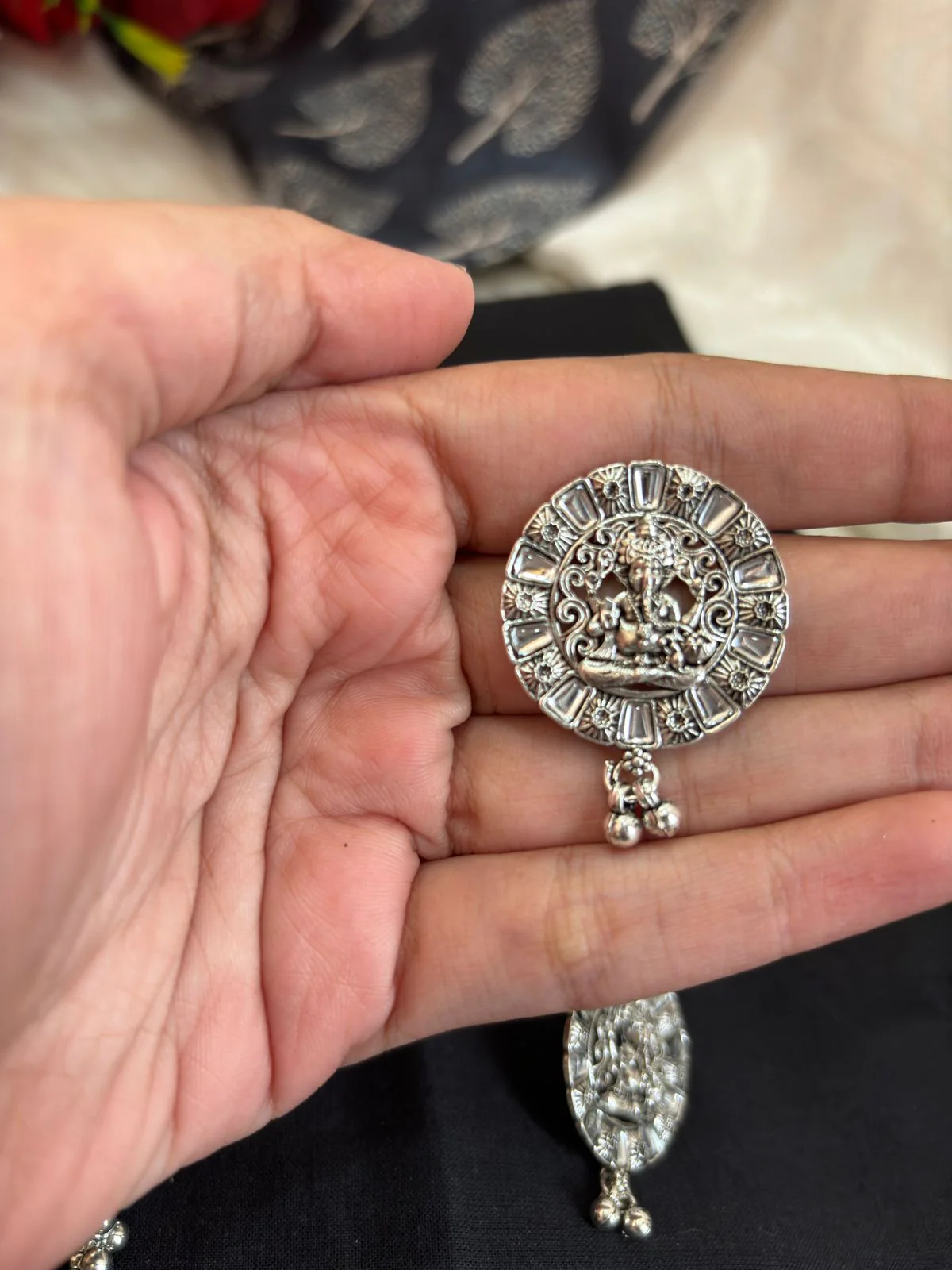 Ganesha Idle Necklace Set - Image 5