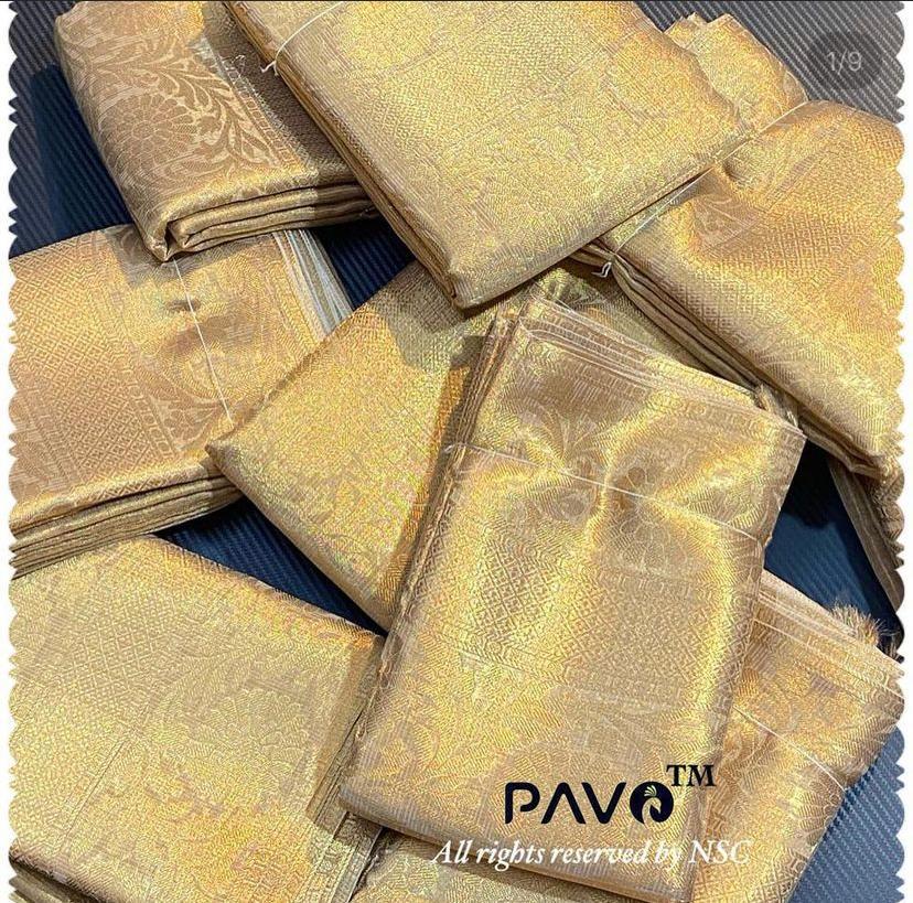 Pure  Banarasi Tissue Kota Saree - Image 6