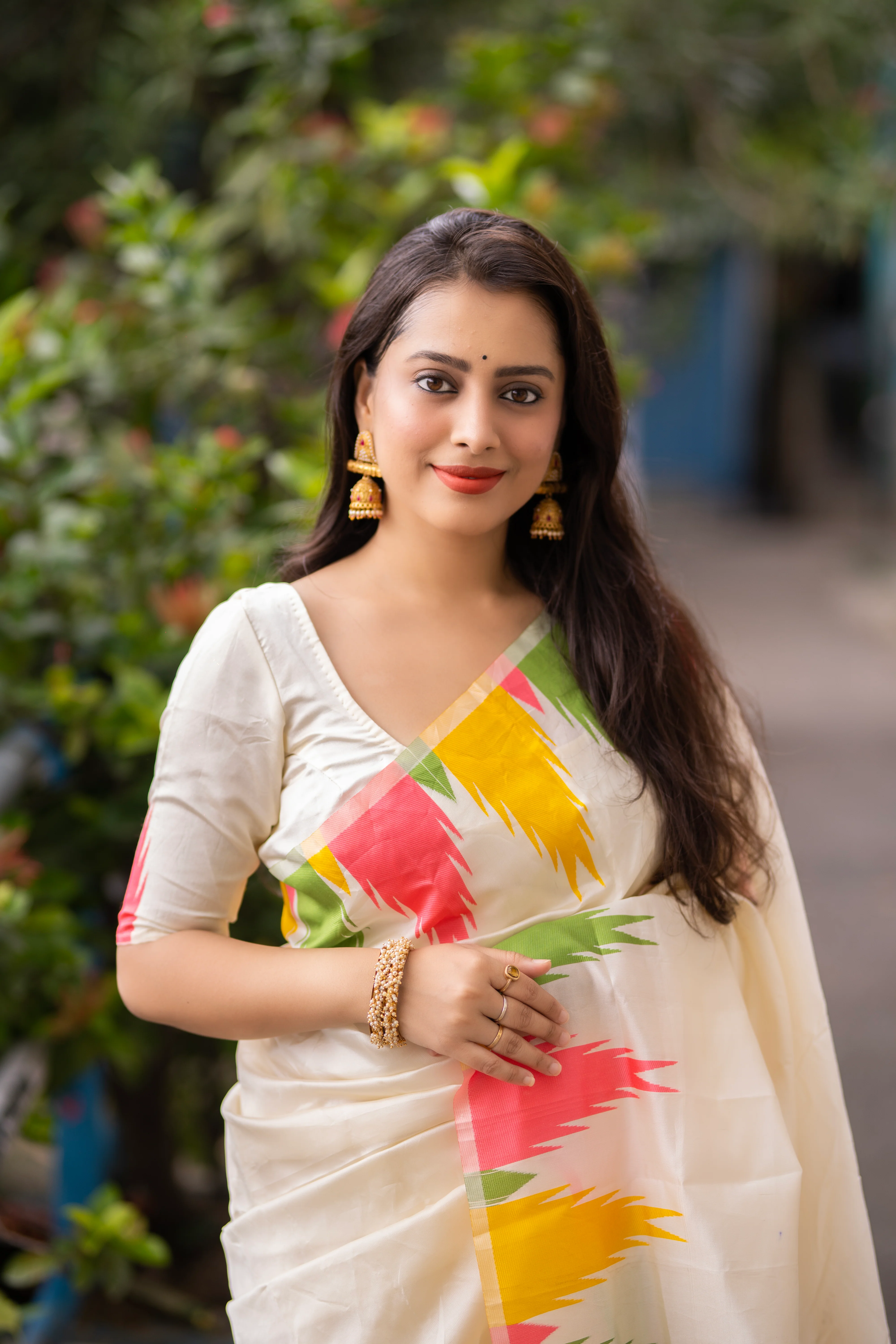 Moonlight Magic Designer Fancy Silk Saree - Image 3