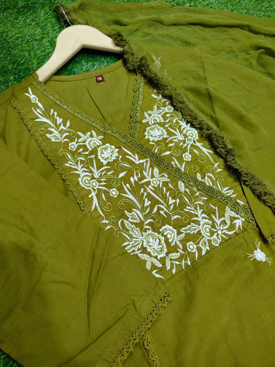 Special Occasion Cotton Kurti Set - Image 6