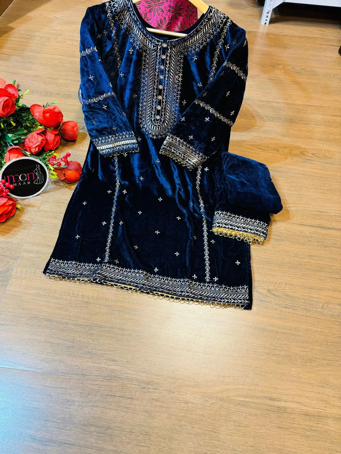Royal Velvet kurti set - Image 10